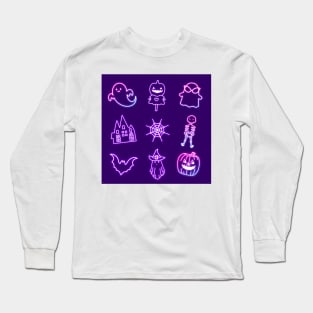 Neon Halloween Long Sleeve T-Shirt